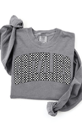 MYC Checkered Grizz Crewneck