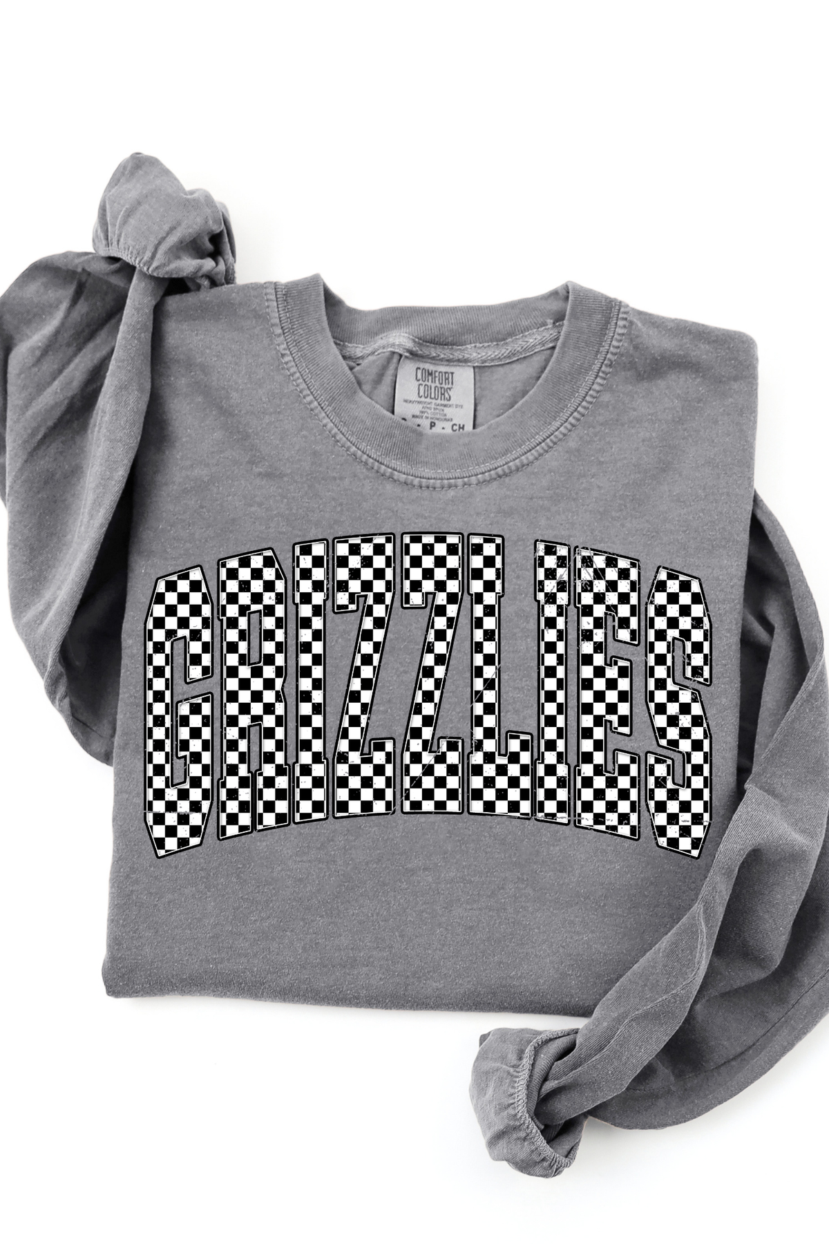 MYC Checkered Grizz Crewneck