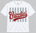 Grizzly Varsity striped T